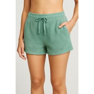 PJ Salvage Seafoam Green Terry Pajama Shorts with PocketsWomen’s XXS NEW  002
